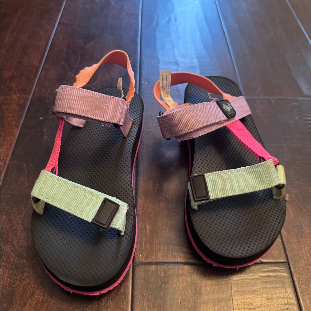 Kids Multi-Color Sport Sandals - Pink, Lavender & Mint